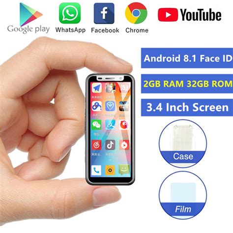 Pocket 4g Lte Smartphone Melrose 2019 Mini Phone 34inch Mt6739v Dual