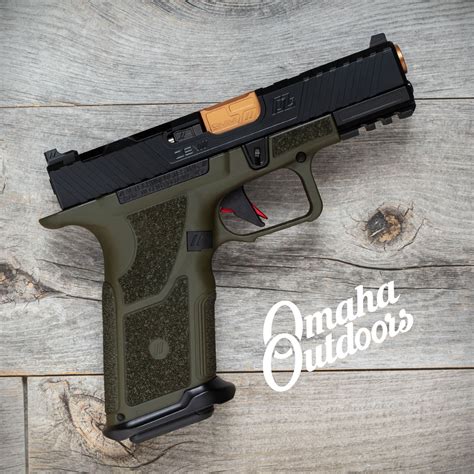 ZEV OZ9 Compact Hypercomp X Grip OD Green Omaha Outdoors