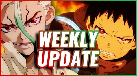 Fire Force Vs Dr Stone Weekly Anime Update 7272019 Youtube