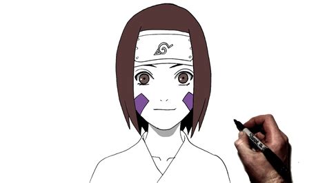 How To Draw Rin Step By Step Naruto Youtube