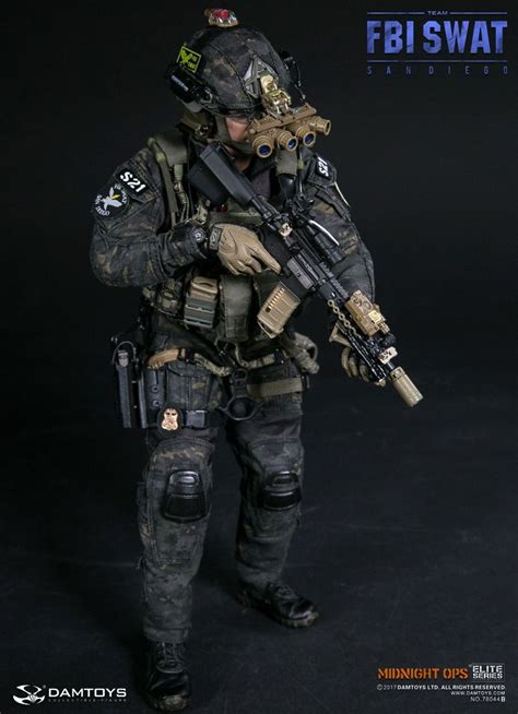 Product Announcement Damtoys 16 Fbi Swat Team Agent San Diego