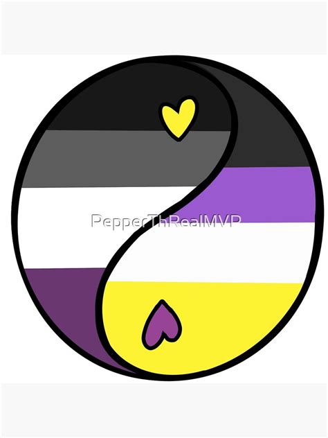 Non Binary Asexual Ace Enby Lgbtq Cute Pride Lgbt Flag Canvas