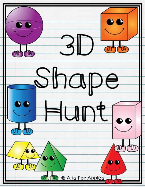A Fun Way To Recognize And Name 3d Shapes In The Environment Around You