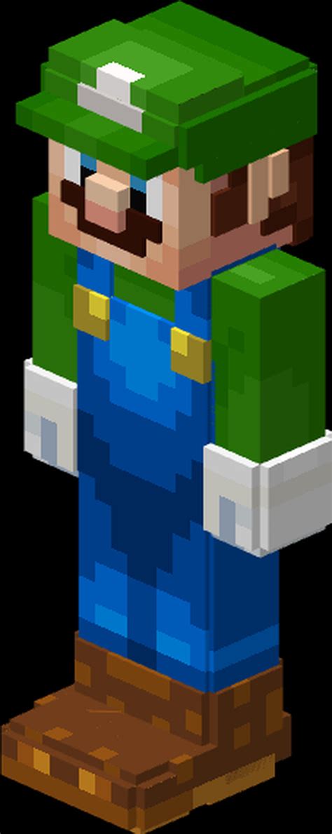 Minecraft Super Mario Luigi 3d Skin Java Supermario Minecraft Mod