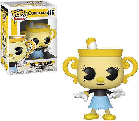 Funko Pop Games Cuphead Ms Chalice Collectible Figure Toy Drops