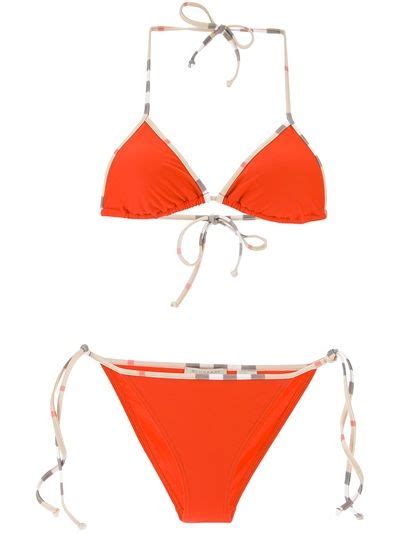 Burberry Bikini I Look Great In Orange Therefore I Must Have This