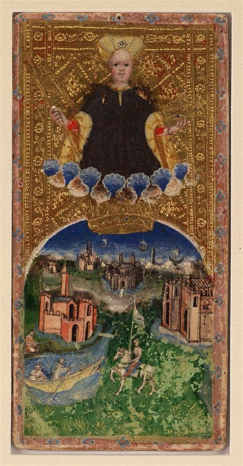 Tarot: World Card From 1400s Italian Visconti Deck | Candlelight Stories