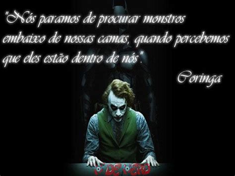 51,307 likes · 49 talking about this. As melhores frases do Coringa #1 | Frases do coringa, As melhores frases do coringa, Frases ...