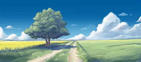 Landscape By Hikari151 On Deviantart Landscape Cityscape Art