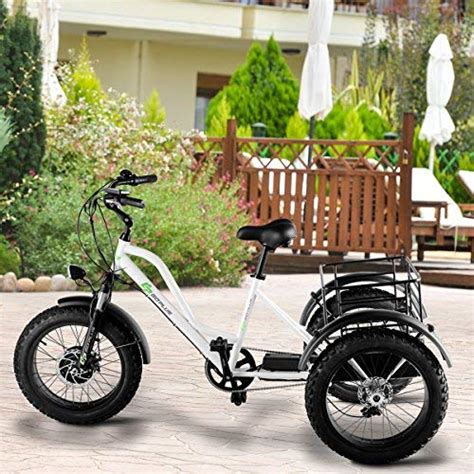 Goplus Electric Trike 20 Fat Tire 500w Electric Tricycle For Adults
