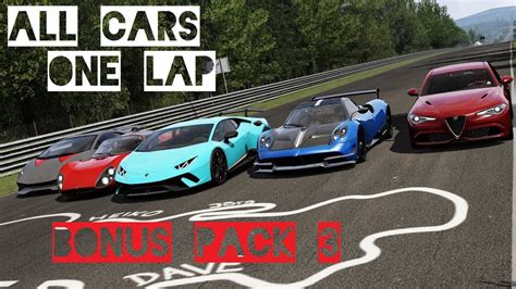 Assetto Corsa Bonus Pack 3 ALL Cars In ONE Lap VR Gameplay