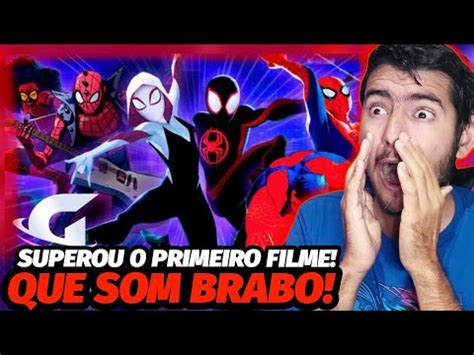 REACT Nós Somos os Aranhas Homem Aranha Através do Aranhaverso Giu