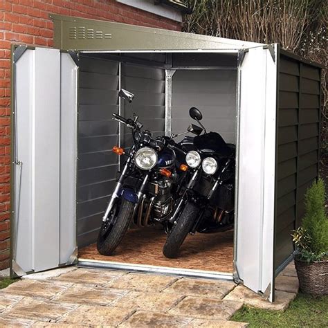 6 Ft 3 In W X 9 Ft 1 In D Metal Lean To Garage Shed Garage Shed