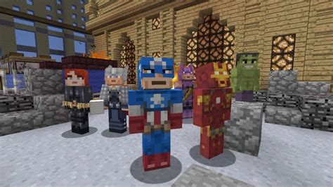 Marvel Avengers Skins Coming To Minecraft 360 Ign