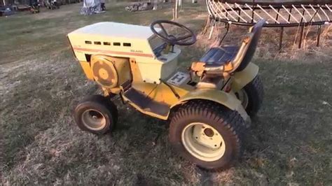 Final Start And Drive 1974 Sears Ss16 Twin Garden Tractor Youtube