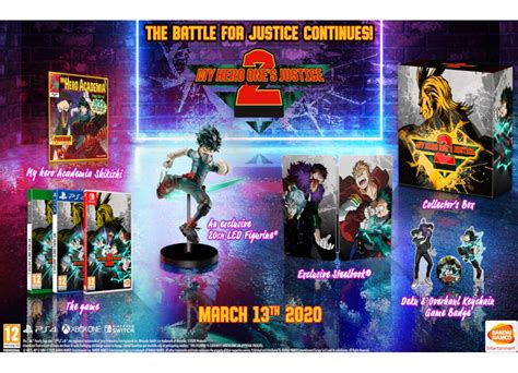 Ps4 Game My Hero Ones Justice 2 Collectors Edition Public