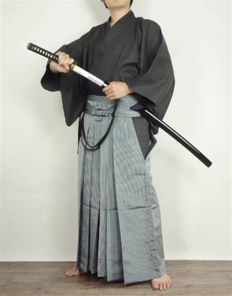 Special Price Samurai Traditional Hakama Color Dark Blue Etsy
