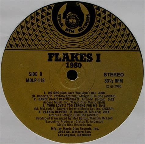 Flakes Flakes I 1980 Used Vinyl High Fidelity Vinyl Records And