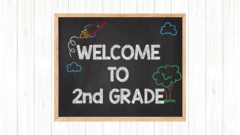 Welcome To 2nd Grade Classroom Sign Printable Wall Art Etsy