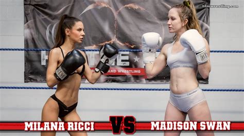Hit The Mat Boxing And Wrestling Milana Ricci Vs Madison Swan Boxing