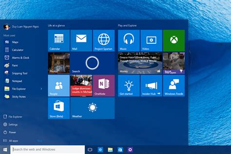Microsoft Phát Hành Windows 10 Build 10240 Cho Người Dùng Thử Nghiệm