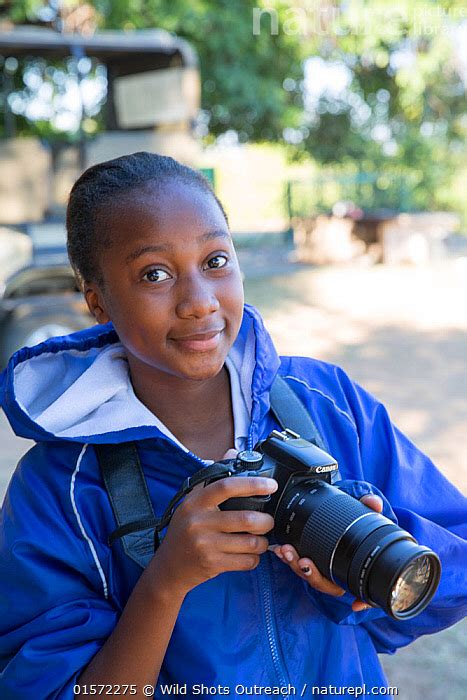 Stock Photo Of Pupil Evelyn Lekanyane With Dslr Camera During