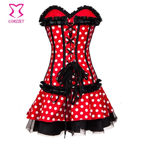 Wholesale Cosplay Cute Minnie Mouse Sexy Fancy Corset Dress Plus Size