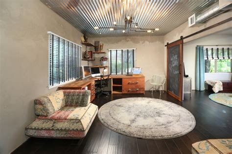 Residential ceilings refer to all of a home's ceiling surfaces. 20+ Industrial Home Office Designs, Decorating Ideas ...