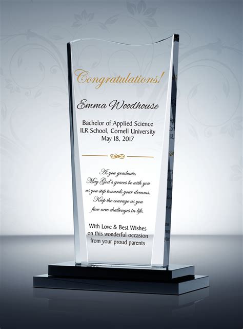 Beautifully touching and wonderfully sentimental, mom is bound to have a tear or two when she sees. Graduation Gift For Son/Daughter (With images ...