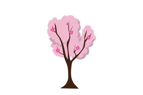 Sakura Tree Svg Cut File By Creative Fabrica Crafts · Creative Fabrica