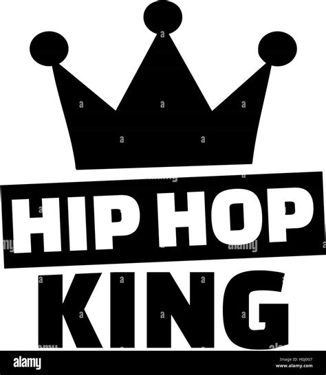 Hip hop king with crown Stock Photo - Alamy