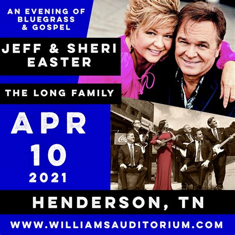 Buy Tickets to Jeff & Sheri Easter / Long Family in Henderson on Apr 10
