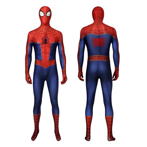 Peter Parker Costumes Spider Man Into The Spider Verse Cosplay Costumes