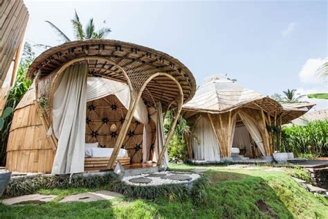 Camaya Bali Lotus Magical Bamboo House Cabins For Rent In Selat Bali Indonesia Bamboo