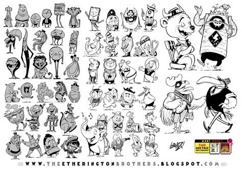 55 Really Random Character Designs By Etheringtonbrothers On Deviantart