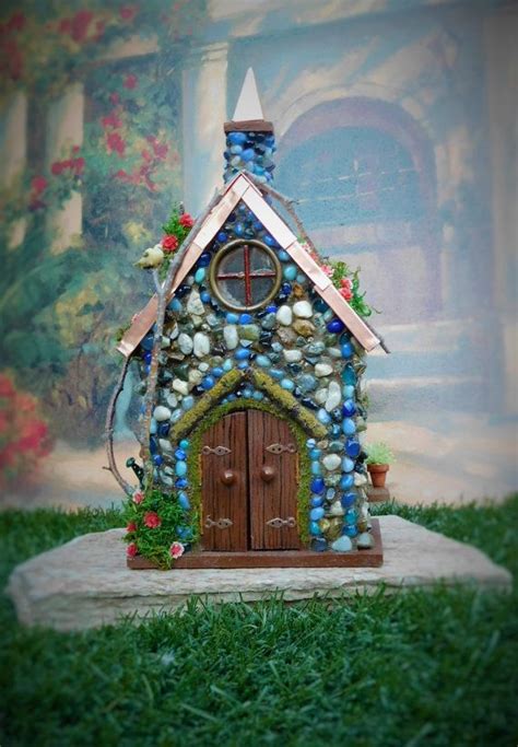 Fairy House Lights Inside Fairy Houseoutdoor Fairy Cottage Etsy