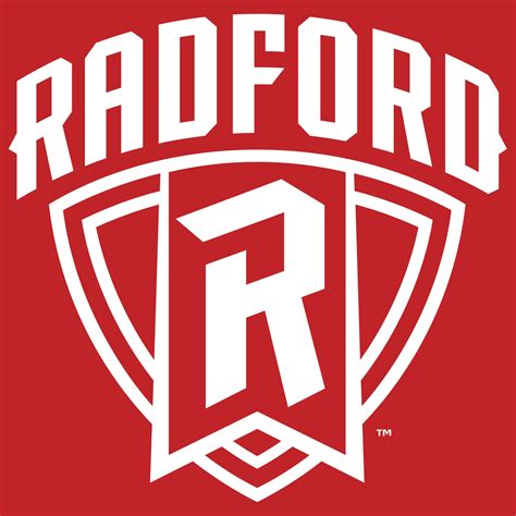 Radford University Highlanders Arch Logo Heavy Blend Hoodie Red