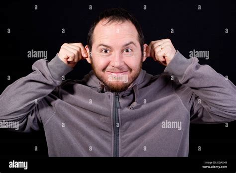 Man Funny Face Isolated On Hi Res Stock Photography And Images Alamy