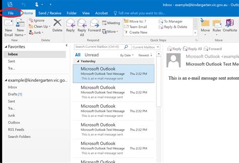 How To Autoarchive Your Imap Email In Outlook 2016 Kindergarten It