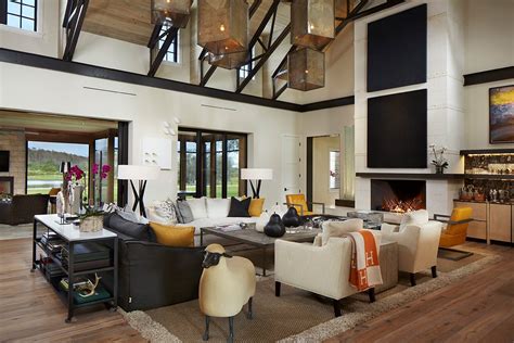 Luxury Rustic Interior Design Portfolio Contemporary Ranch