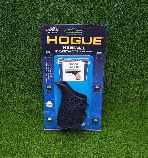 Hogue Handall Beavertail Handgun Grip Sleeve Glock 43x48 Black