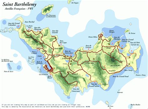 St Barts Map St Barths Map Printable Road Map Of St Maarten