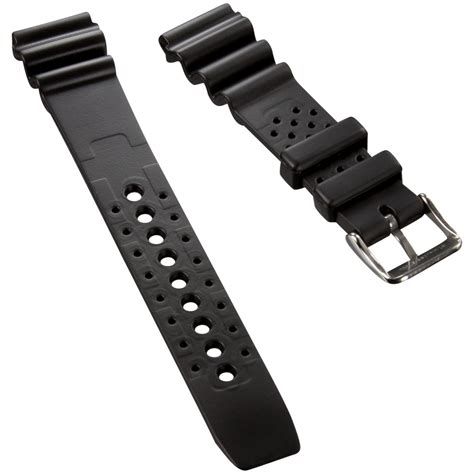 Zuludiver Pu Pvc Rubber Dive Watch Strap For Seiko Citizen 20 22mm Ebay