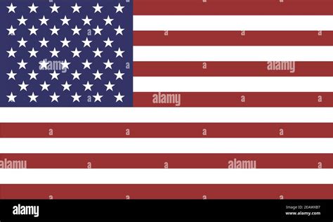 American Flag Vector Isolated On Transparent Background 13 Stripes And