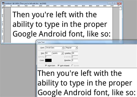 This font is working on latest android 9.0 stock ui and also tested in miui 10. HOW TO… Install the Android fonts on your computer | EURODROID