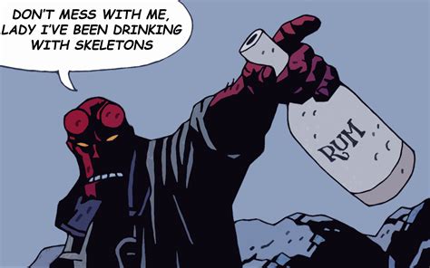 Hellboy Comic Quotes Quotesgram
