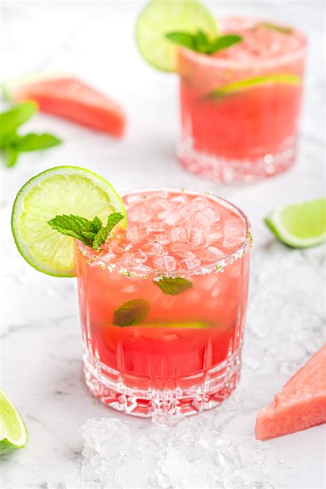 Easy Watermelon Mocktails Healthy Mocktail Recipes