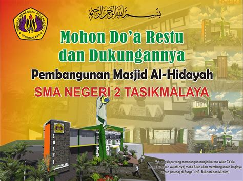 Contoh Banner Pembangunan Masjid