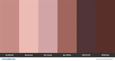 Human Skin Tone Color Palette Hex Colors C C Ecbcb D A A A E F A