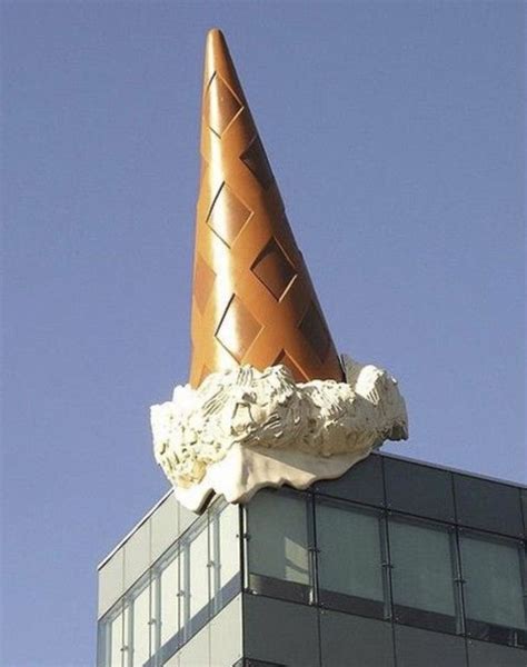 Claes Oldenburg Sculptures The Ice Cream Monument By Claes Oldenburg